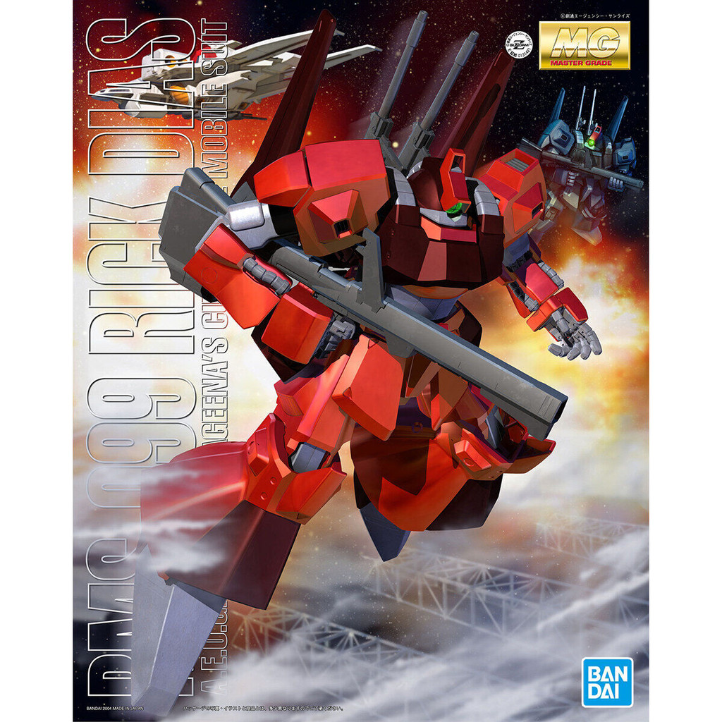 Bandai GUNDAM ประกอบ MG 1/100 Rick Dias MSA099 Rick Dias Red GUNDAM แอนิเมชั่นสินค้าของสะสม