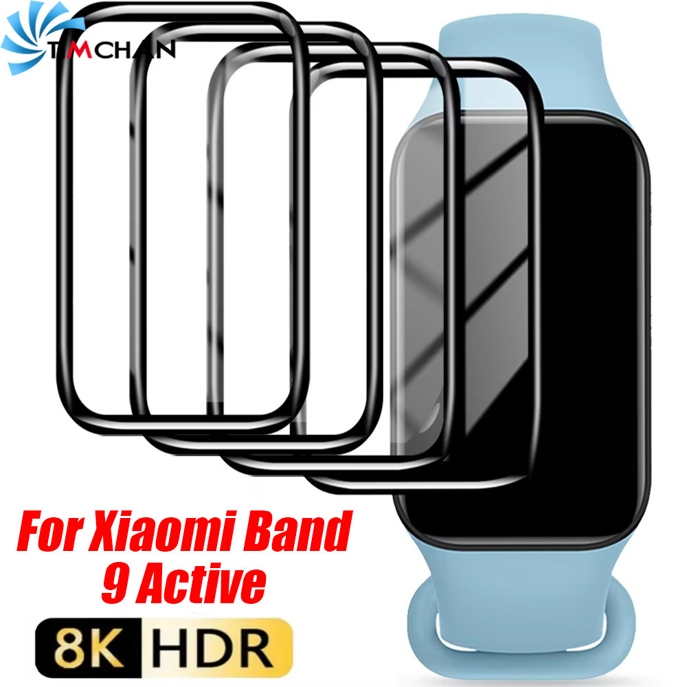 1/2/3/5 ชิ้น 3D โค้ง Smartband ฟิล์ม - สําหรับ Xiaomi Mi Band 9 Active - Full Coverage, Anti-Scratch, Anti-Collision - อุปกรณ์เสริมนาฬิกาอัจฉริยะ - ตัวป้องกันหน้าจอ HD