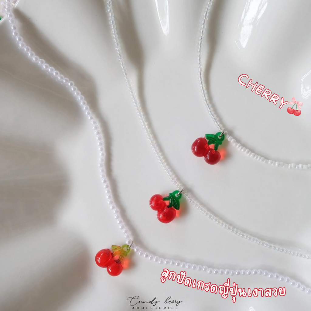 CandyBerry Accessories สร้อยคอลูกปัดโบว์มินิมอล ประกอบงานด้วยวัสดุเกรดคุณภาพ No.CN-001
