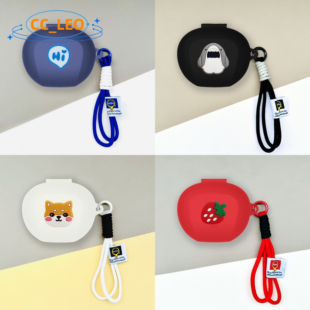 For EDIFIER NeoBuds Pro Case EDIFIER NeoBuds S Silicone Soft Case Cute Lanyard Pendant Charm EDIFIER