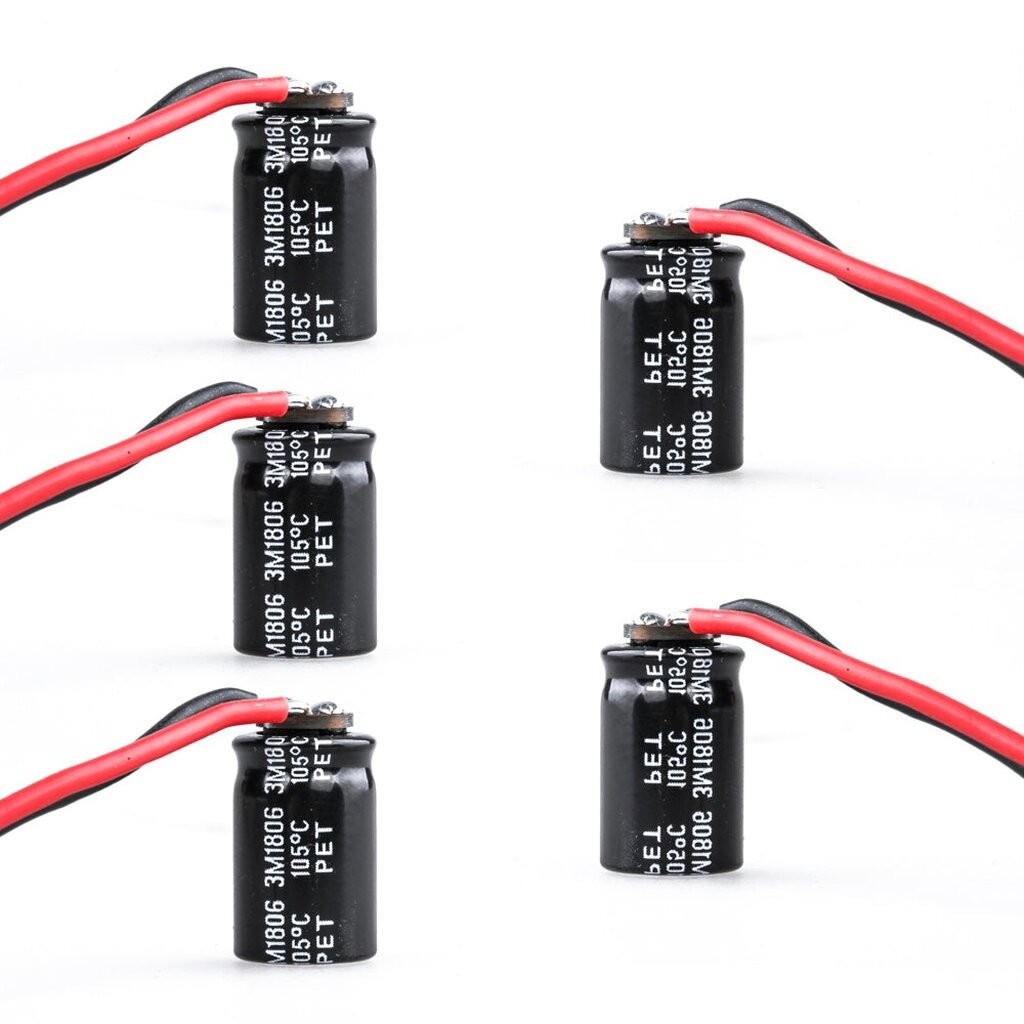 5ชิ้น Flywoo RUBYCON 35V 470UF ZLH 10*16mm w/ Capacitor Cap PCB กรองสัญญาณ ให้ภาพใสขึ้น 4s-6s Tools
