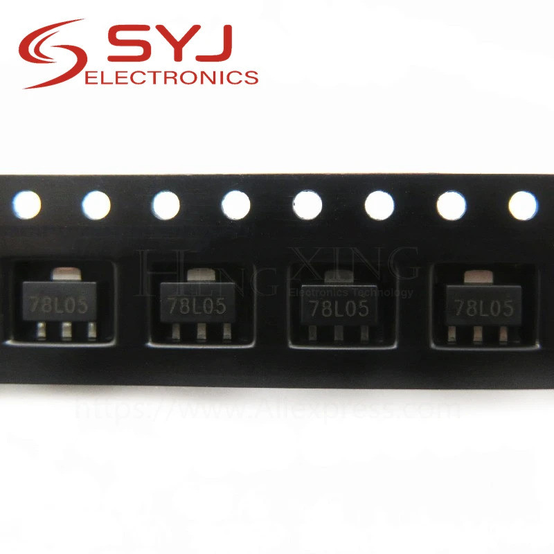 10 ชิ้น/ล็อต 78L05 L78L05 7805 SOT-89 SMD ในสต็อก