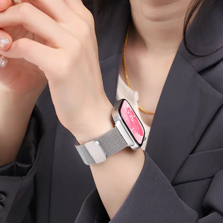สายรัด Milanese Loop for Huawei Watch Fit 5 4 3 / 5 Pro / 4 Pro สายสเตนเลสสตีลแม่เหล็กอุปกรณ์เสริมสำหรับนาฬิกาอัจฉริยะ