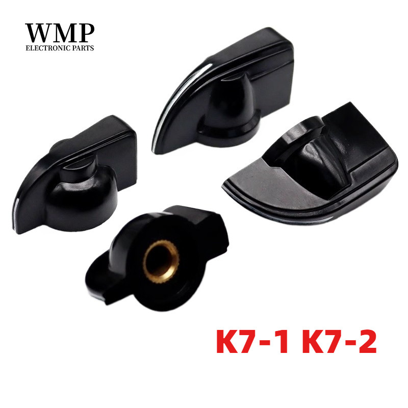 Band Switch Knob Cap K7-1 K7-2 Potentiometer Knob Cap Copper Core Circular Hole 6MM