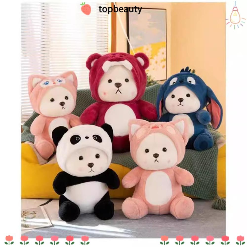 lotso ตุ๊กตา ตุ๊กตาหมี ตุ๊กตาสัตว์ ลีน่าแบร์ ตุ๊กตา 25 ซม. เท็ดดี้เทล ทรานส์ฟอร์มเกิร์ล [Topbeauty]