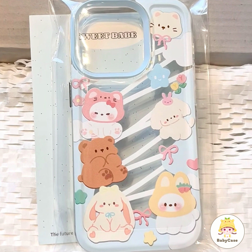 เคส Vivo Y17 Y21 Y11 Y20 Y17S Y15S Y12 Y12S Y36 Y27 Y20i Y30 Y15 Y91C Y20s Y16 Y91 Y35 V29 V27 สัตว์ตลกน่ารักปกอ่อน