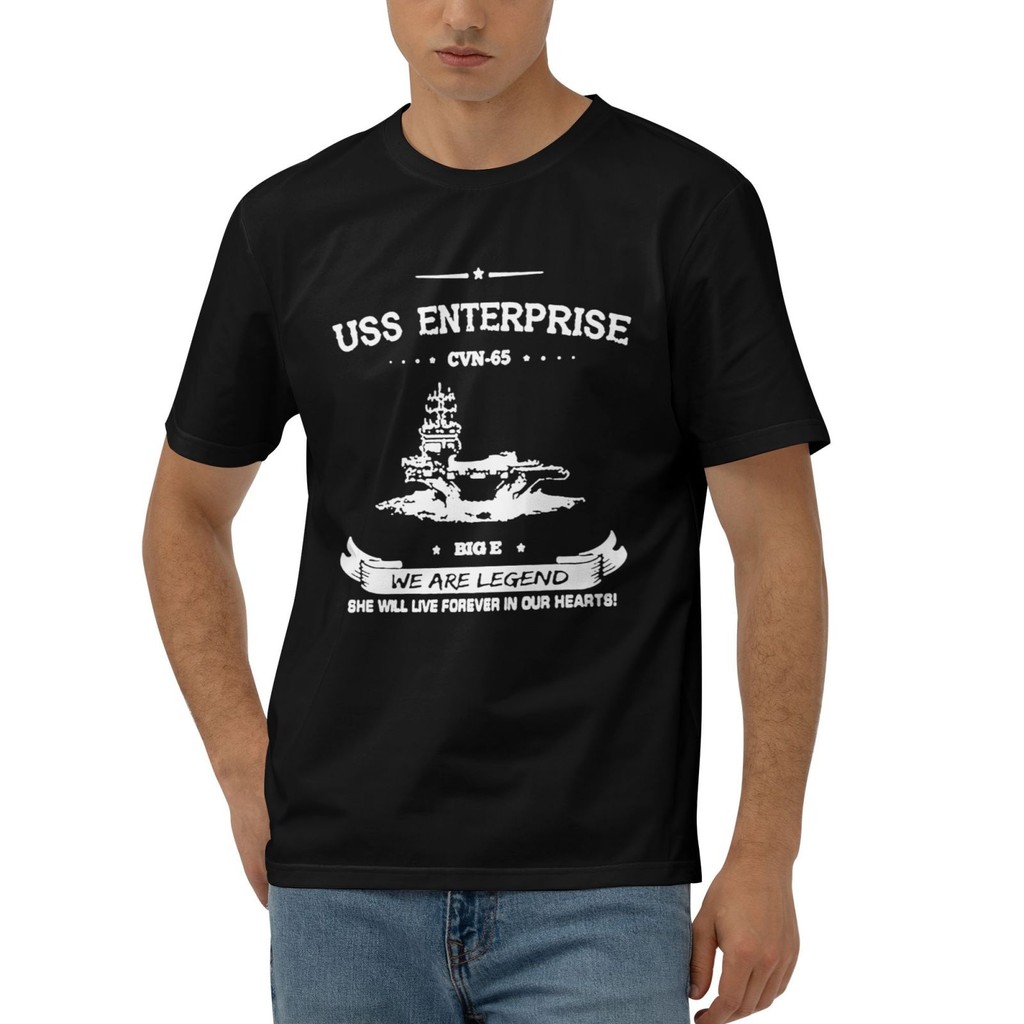 Uss Enterprise Cvn 65 Memories Cotton T-Shirt