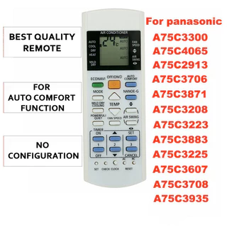 เหมาะสําหรับเครื่องอินเวอร์เตอร์ควบคุมระยะไกลเครื่องปรับอากาศของ Panasonic พร้อมฟังก์ชั่นทําความร้อนด้วยความเย็น econavi