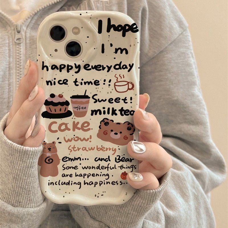 เคสหมีขนมหวานน่ารัก Samsung S24 S25 J7Prime M34 F34 S23FE S21FE S20FE S22 S23 S21Ultra S25Ultra S21 