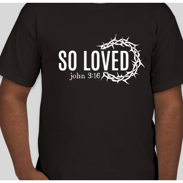 ศาสนา John 3:16 เสื้อพระคัมภีร์ T เสื้อพระเยซูพระเจ้า