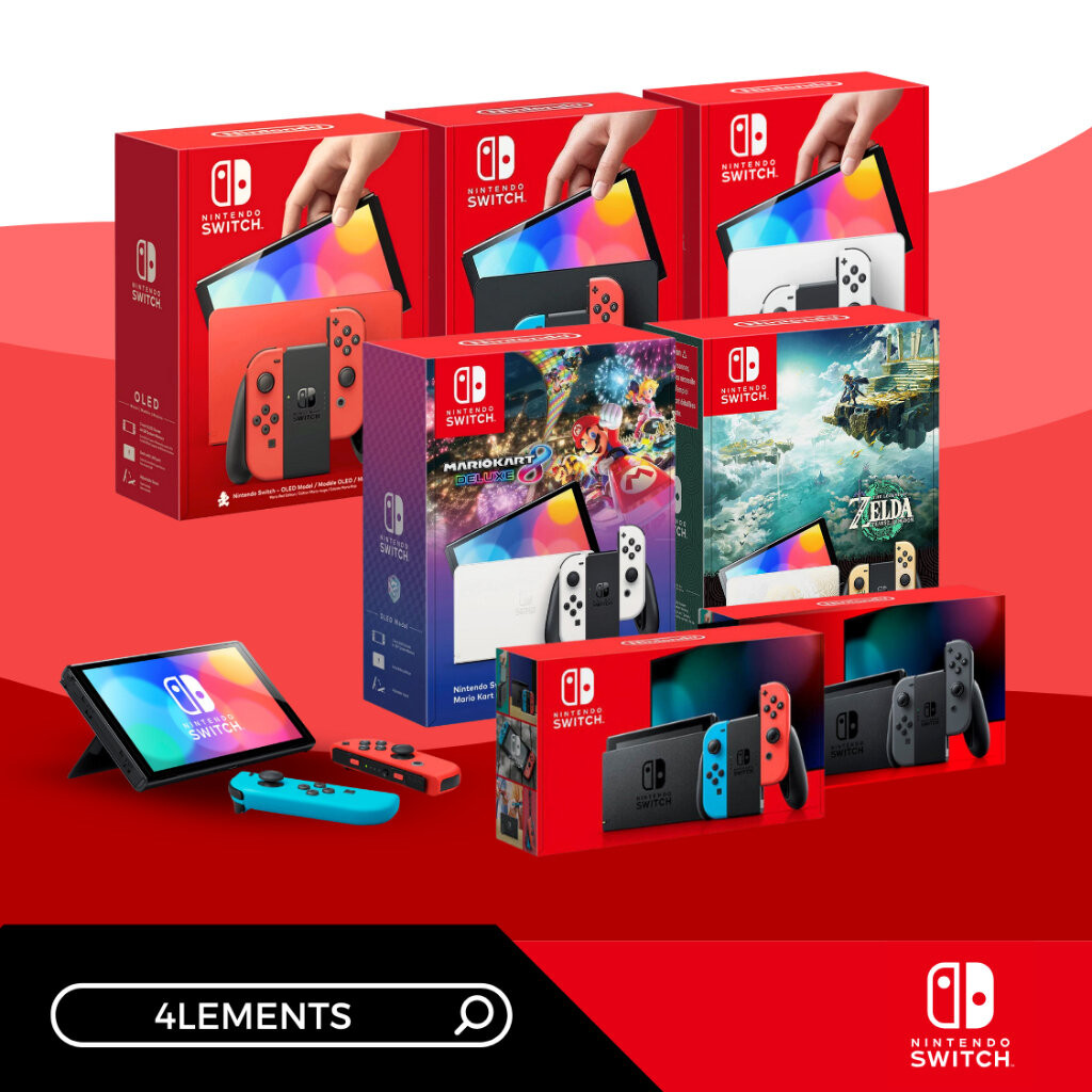 (พร้อมส่ง) NINTENDO SWITCH OLED CONSOLE แถมฟิล์ม (เครื่องเกม) (เครื่องสวิสต์)
