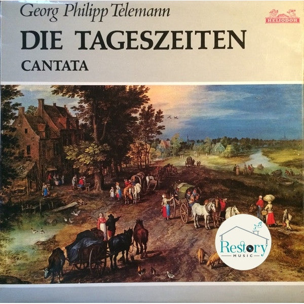 แผ่นเสียง Georg Philipp Telemann - Die Tageszeiten - Cantata (Vinyl) (VG+)