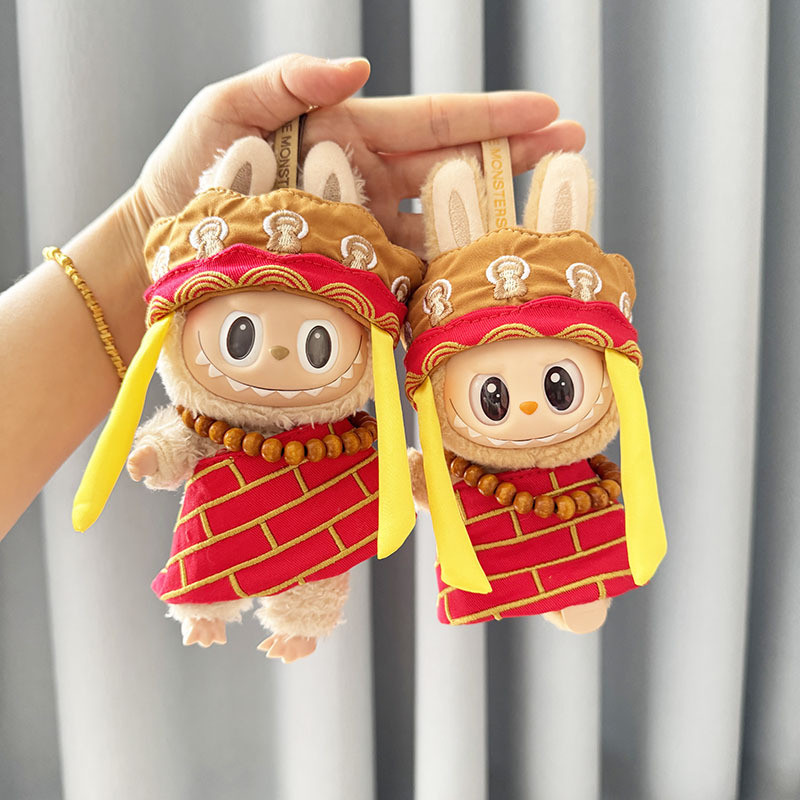 Labubu เสื้อผ้า V2 Journey To The West เครื่องแต่งกาย Tang Monk ชุดสําหรับ Labubu Have A Seat