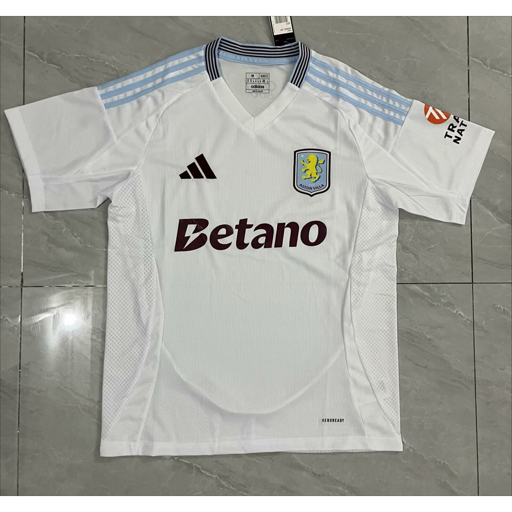 Fan Edition 2425 Aston Villa away เสื้อฟุตบอลเสื้อยืดแขนสั้น