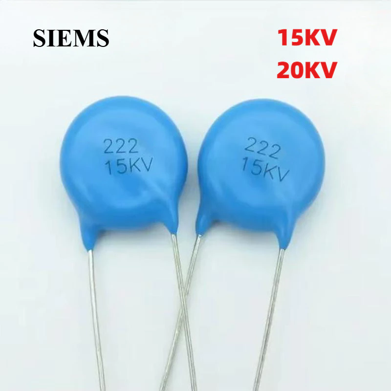 222 15KV/20KV ตัวเก็บประจุเซรามิกแรงดันสูงความจุแรงดันสูง 222M 15KV 2.2NF 15KV