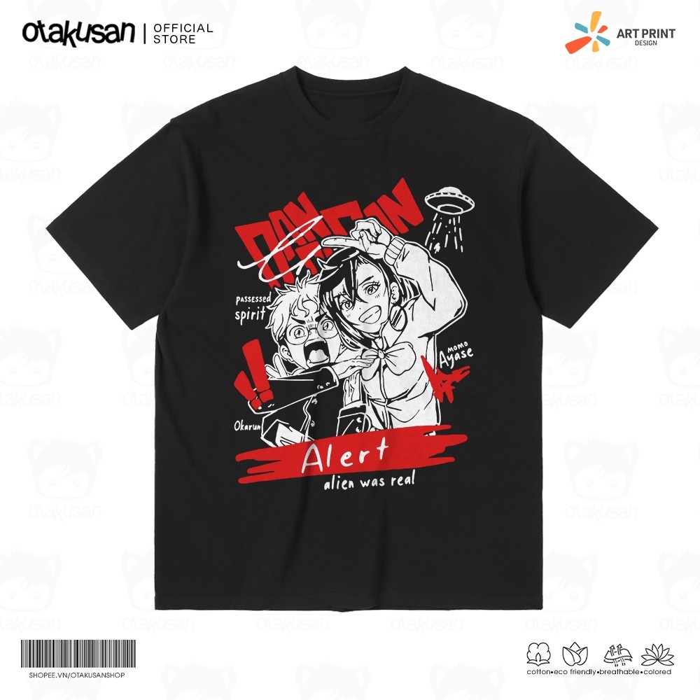 Dandadan Okarun T-shirt เสื้อยืดสั้นทรงหลวมอินเทรนด์อเนกประสงค์สำหรับฤดูร้อนcotton