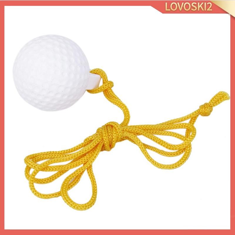 [Lovoski2] Golf Practice Ball & Rope Lanyard Hit Swing Accessory