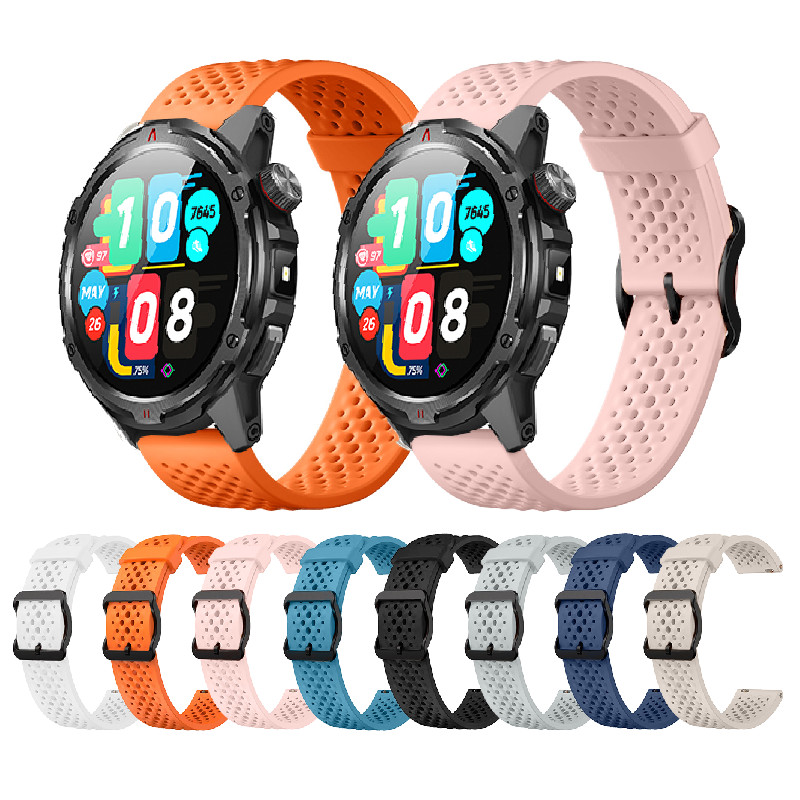 สําหรับ Aolon Tetra R4 Breathable สายนาฬิกาซิลิโคน Soft Replacement Strap