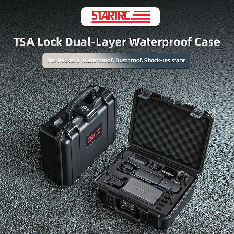 สําหรับ ดีเจ กระเป๋า 3 รหัสผ่านพิเศษล็อคสองชั้นกล่องป้องกันการระเบิดกล่องเก็บกันน้ํา ดีเจ กระเป๋า 3 อุปกรณ์เสริมกล้องกล่อง