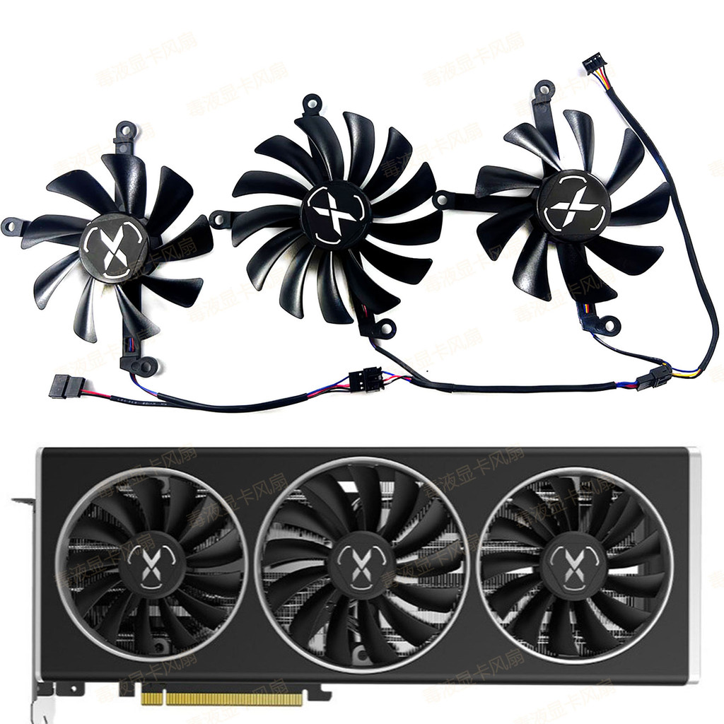 ((พัดลมการ์ดกราฟิก) XFX ดูข้อความ RX6700 6700xt 6750xt V1/V2 เวอร์ชั่นต่างประเทศ Speedster กราฟิกการ