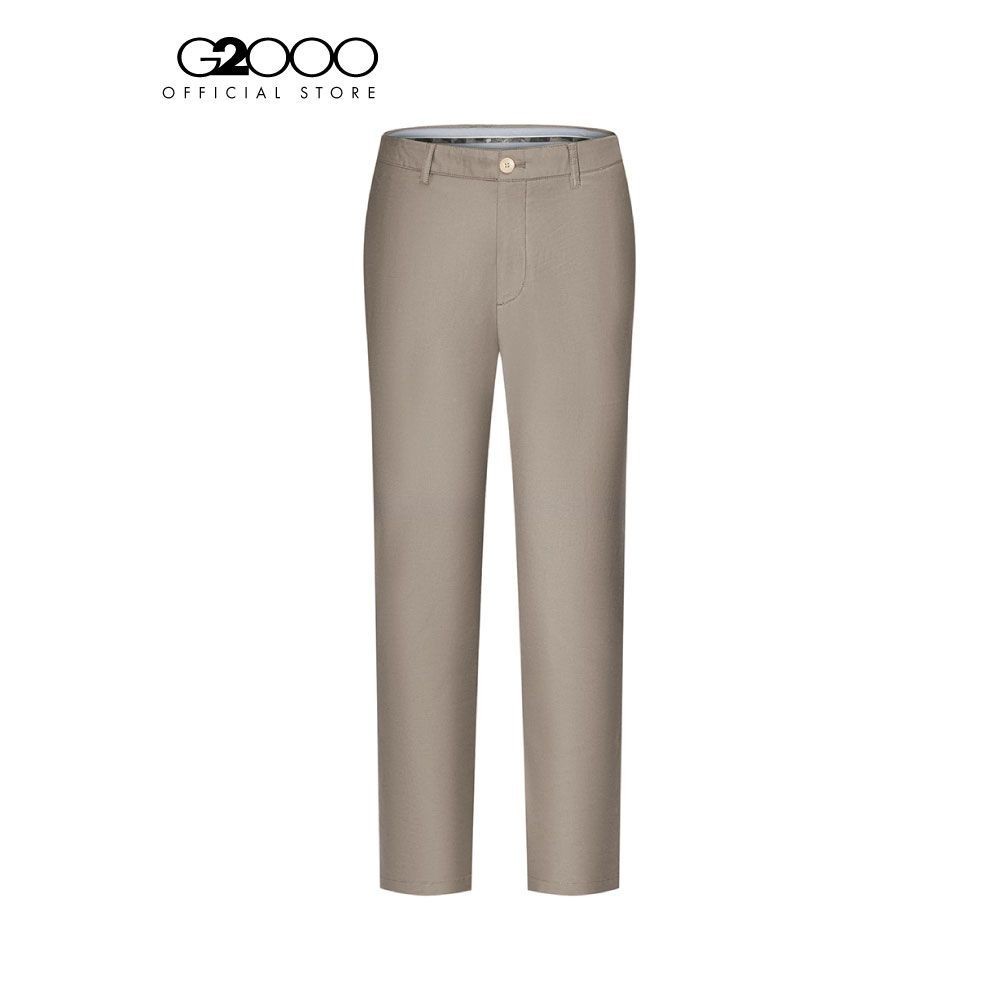 G2000 กางเกงขายาวแบบลำลองสำหรับผู้ชาย ทรง Extra Slim Fit รุ่น 4116100518 BEIGE