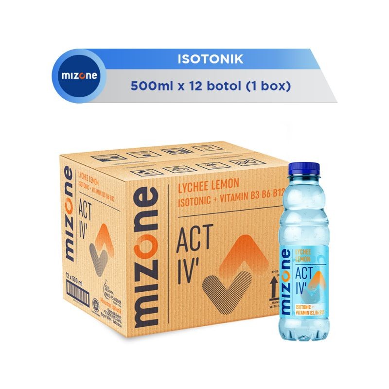 [Tokome23] DS MIZONE ISOTONIC ENERGY DRINK 500 ML (12 ชิ้น)