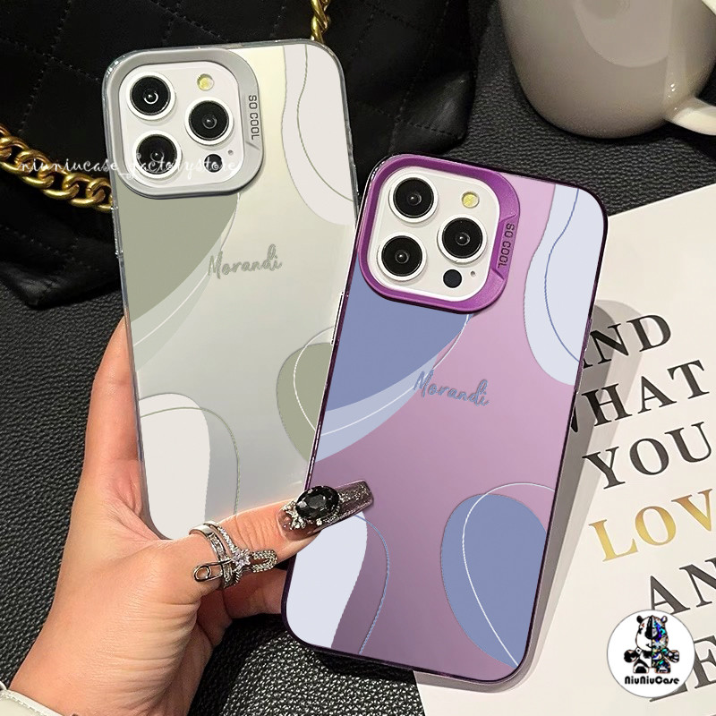 สําหรับ เคสไอโฟน11 Geometric Patterns เคสโทรศัพท์ For IPhone 11 13 12 14 15 16 Pro Max 8 7P 16 15Plus X XR XS Max SE เคส