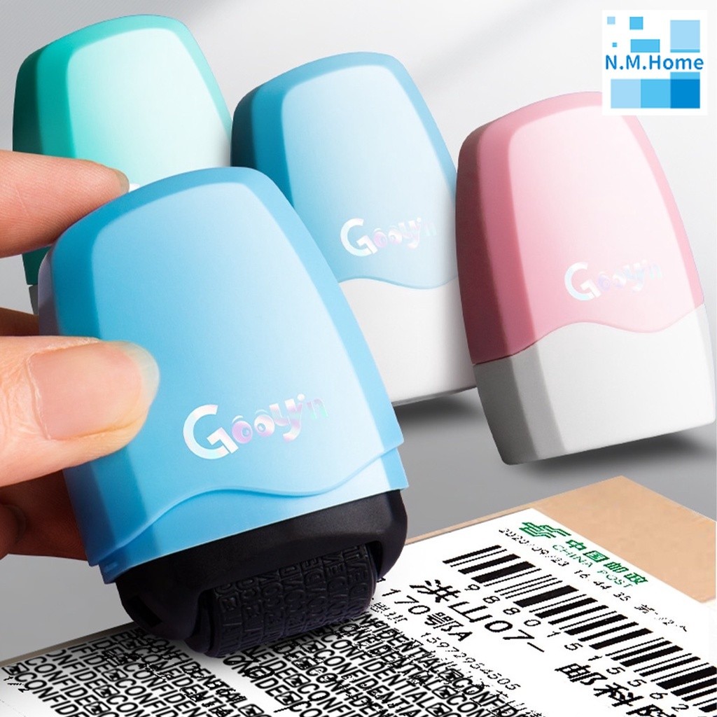 ลูกกลิ้งปิดข้อความ ลูกกลิ้งซ่อนข้อความ ทำลายเอกสาร ทำลายข้อมูลส่วนบุคคล มีช่องเติมหมึก พกพาสะดวก