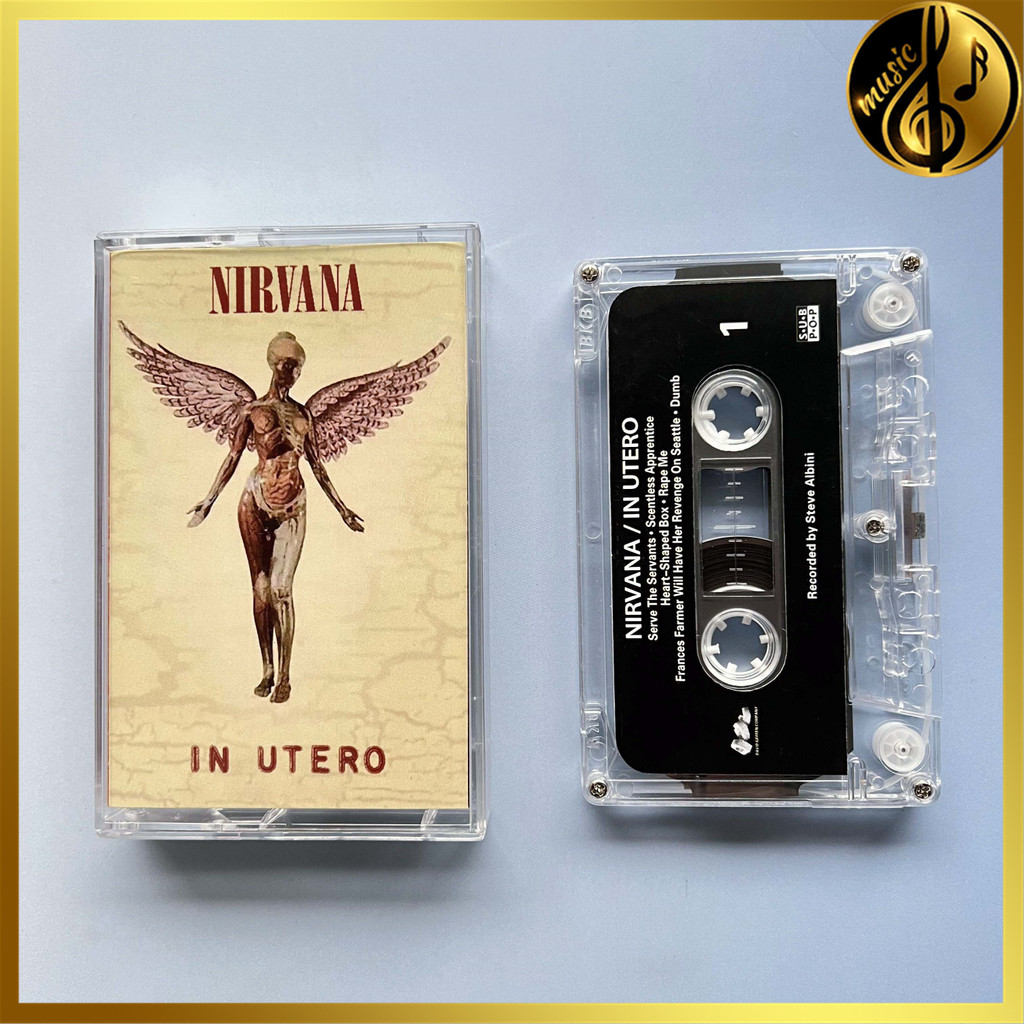 เทปคาสเซ็ท Nirvana In Utero [ปิดผนึก] ใหม่เอี่ยม
