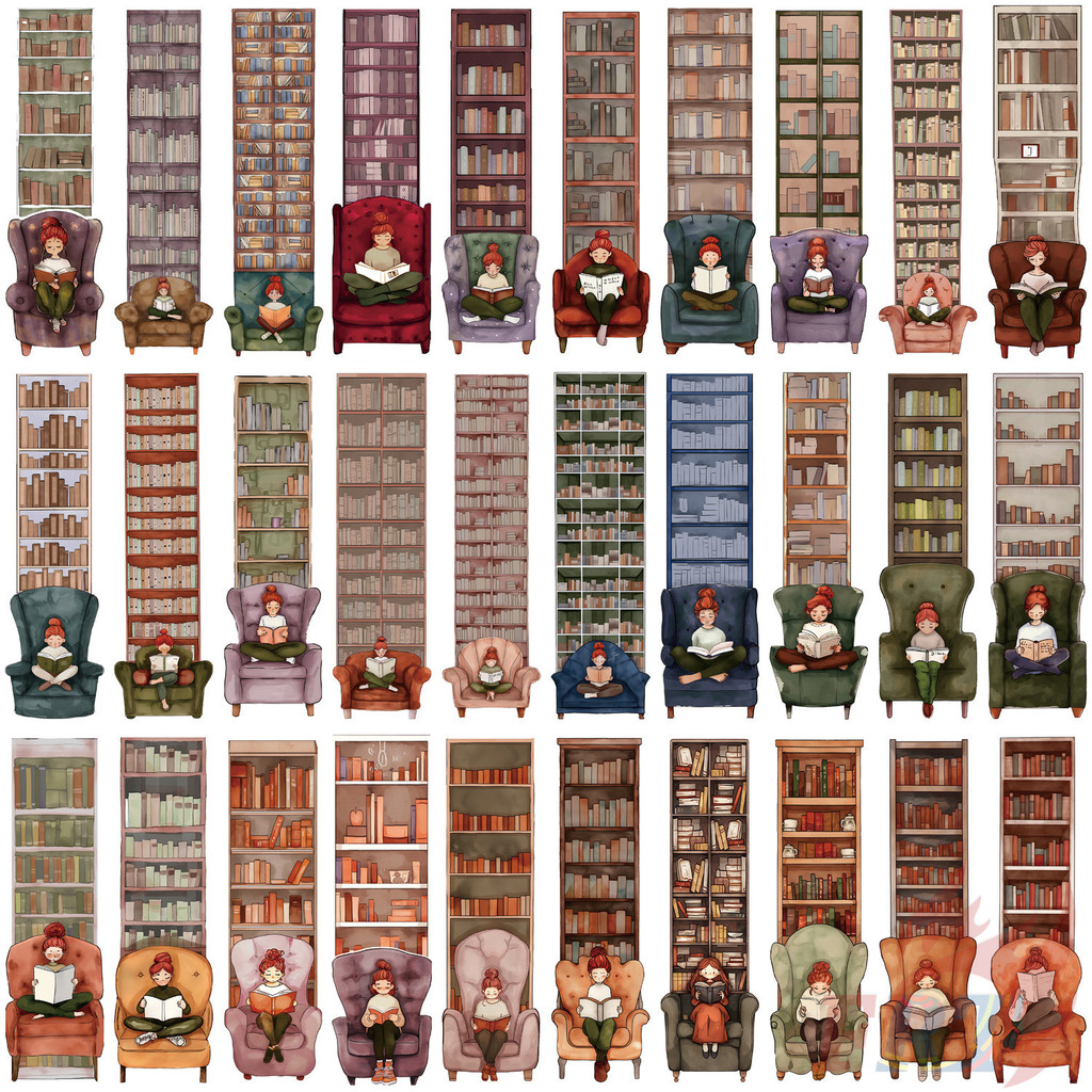 30ชิ้น/เซ็ต ❤ Love Reading Girl Bookmarks ❤ หนังสือแฟชั่น เครื่องหมาย ของ หน้า เครื่องเขียน อุปกรณ์การเรียน สํานักงาน