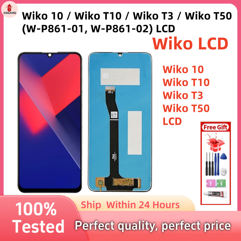 สําหรับ Wiko 10 / Wiko T10 / Wiko T3 / Wiko T50 (W-P861-01, W-P861-02) LCD DIsplay Touch Screen Digi