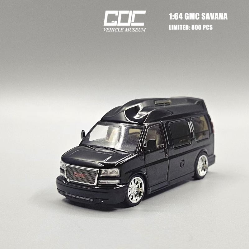 GOC 1: 64 GMC SAVANA SAVANA Business Vehicle RV Nanny Car Alloy Car Model