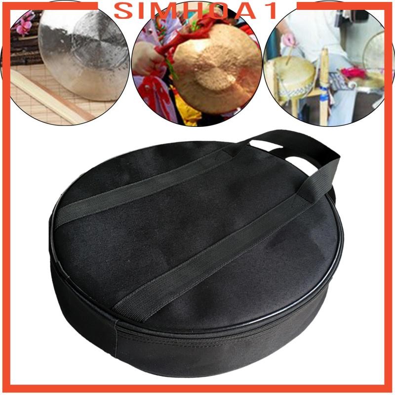 [Simhoa1] Deluxe Cymbal Gig Bag Music ขยับขยายและ Strengthening Dumb Drum Bag Backpack Straps Water Backpack Waterproof Carry Case