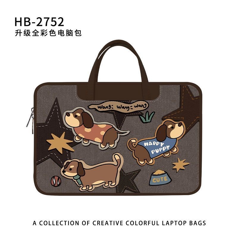 กระเป๋าแล็ปท็อป Cartoon Merad กระเป๋าคอมพิวเตอร์แบบพกพาหญิง14นิ้ว 15.6นิ้ว เก็บแท็บเล็ตโน๊ตบุ๊ค