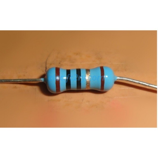 Resistors R 10โอม 0.5w 1/2w 1% 10ชิ้น ใช้ใน เครื่องขยายเสียง แอมป์รถยนต์