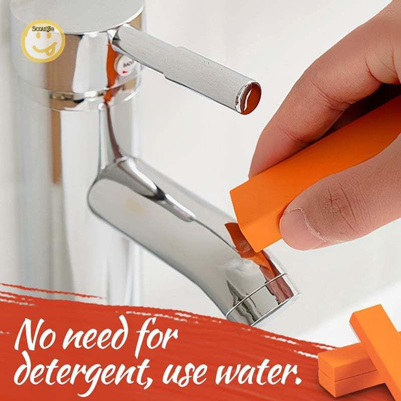 Scoutjie Easy Limescale Eraser กระจกห้องน้ํา Rust Remover ยางเครื่องมือทําความสะอาดห้องครัว TH