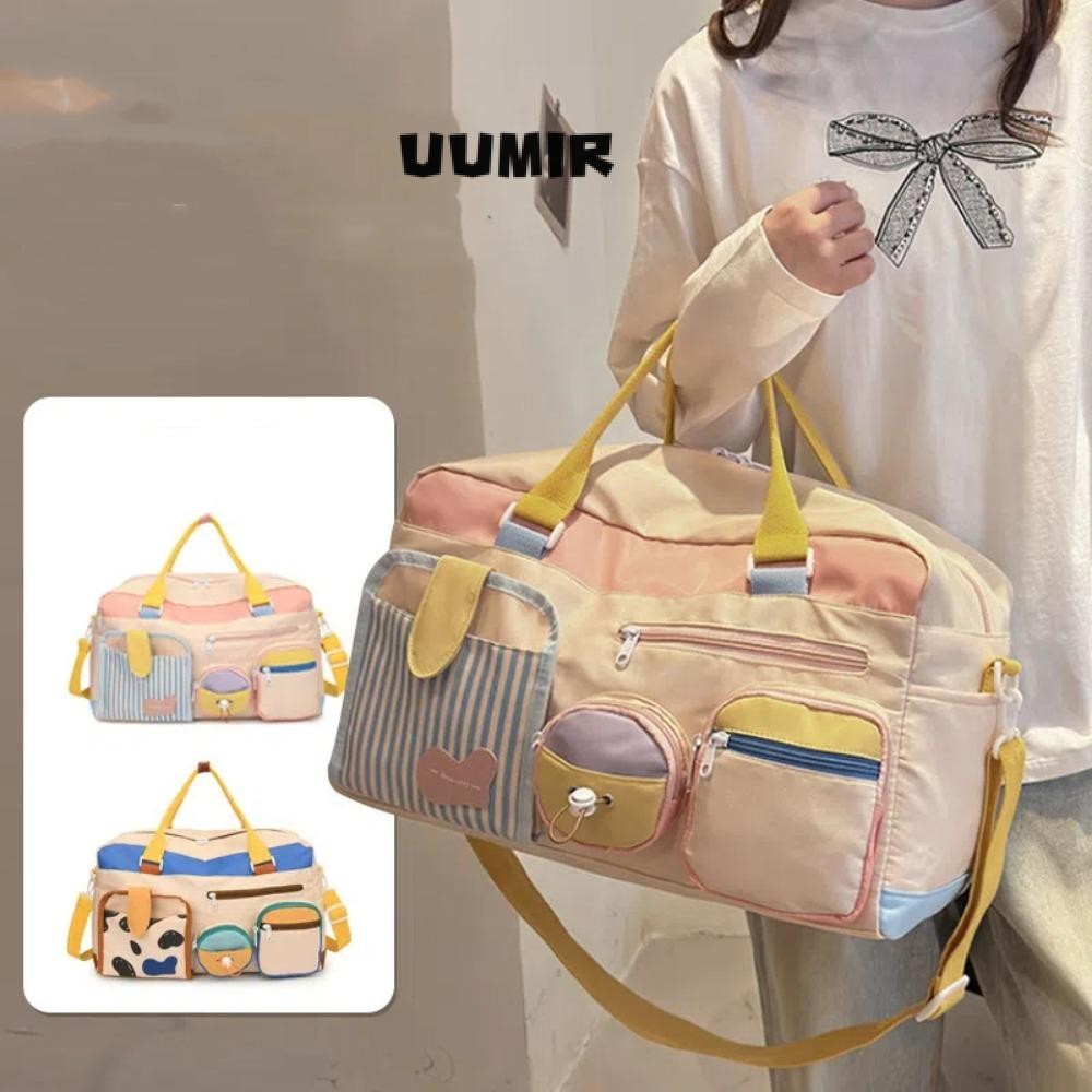 Uumir Sport Gym Bag, กระเป๋าเดินทางความจุขนาดใหญ่มัลติฟังก์ชั่น, กระเป๋าสะพายข้างน้ําหนักเบาแบบพกพา Fitness Training