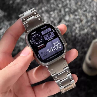 โลหะเต็มรูปแบบสายสแตนเลสสําหรับ Redmi Watch 5 Lite Watchband Casio G-SHOCK สไตล์โลหะสําหรับ Redmi Watch 4 เคสป้องกัน 2 in 1 อัพเกรดปรับเปลี่ยนเคสแข็ง + ฟิล์มกระจก