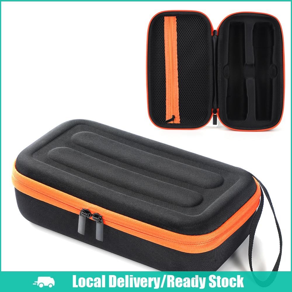 [จัดส่งในพื้นที่] Hard Carrying Case Handheld Dual Mic Bag for J BL Party Box Wireless Microphone.