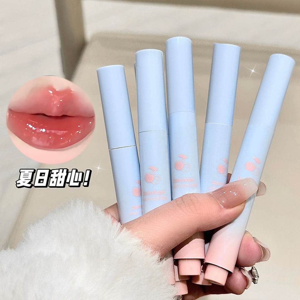 ลิปเซลโฮโลแกรม | ลิปทินท์ฉ่ํากันน้ํา | Glass Lip Effect High-Pigment Youthful Glow | Non-Drying ติดท