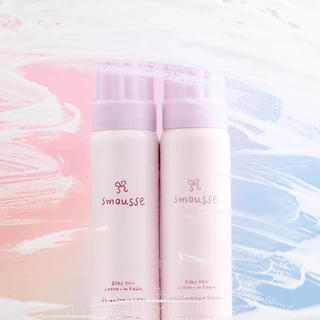 SMOUSSE Silky Hair Leave-In Foam สมูส ครีมนวดผมแบบไม่ต้องล้างออก 100ml (Marshmallow Dream/Strawberry Cake/Peachy Pop)
