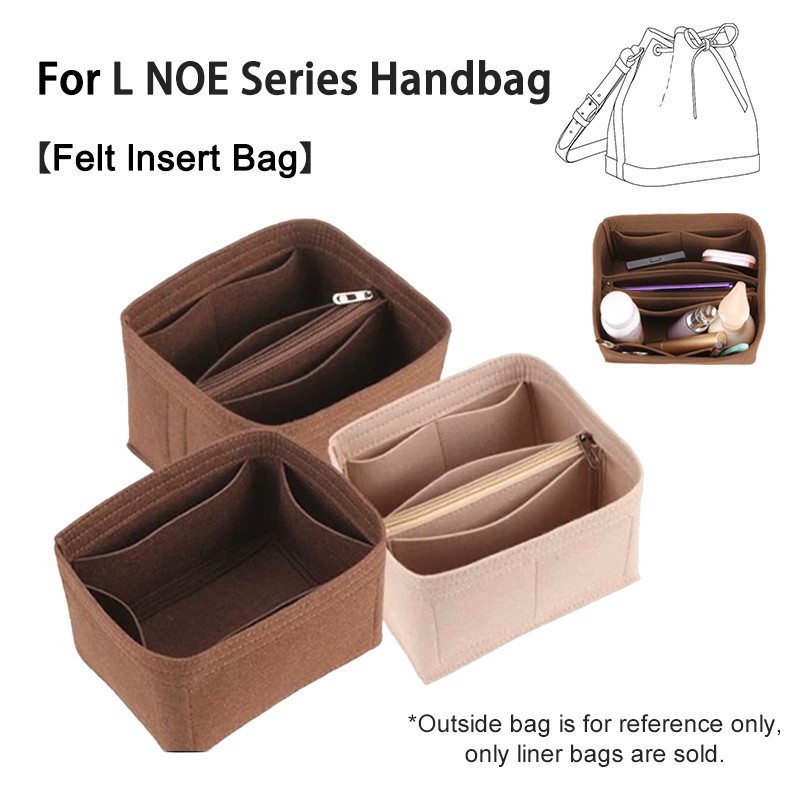 Felt Material แทรกเข้าไปใน Organizer ก็ใช้อุปกรณ์เสริมสําหรับกระเป๋าถือสุภาพสตรีใน L Noe กระเป๋าถือ Series