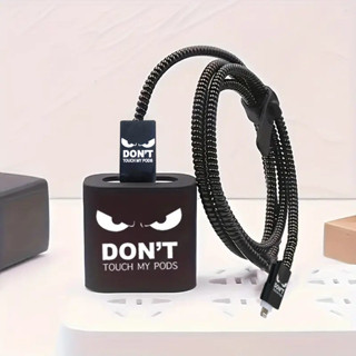 ฝาครอบเครื่องชาร์จลายตาโตน่ารักการ์ตูนตัวป้องกันเครื่องชาร์จ…