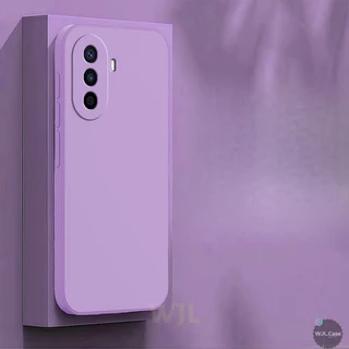 เคส Huawei Nova Y70 เคสซิลิโคนโทรศัพท์มือถือสีลูกกวาดเรียบง่าย YT