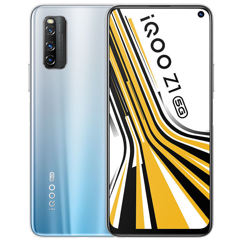 ANDROID - 【お値下げ】iQOO Z1 6GB/128GB ブルー　ゲーミングスマホ Vivo iQOO Z1 6.57 Inch 144Hz MTK 1000 Plus 6GB 128GB Blue