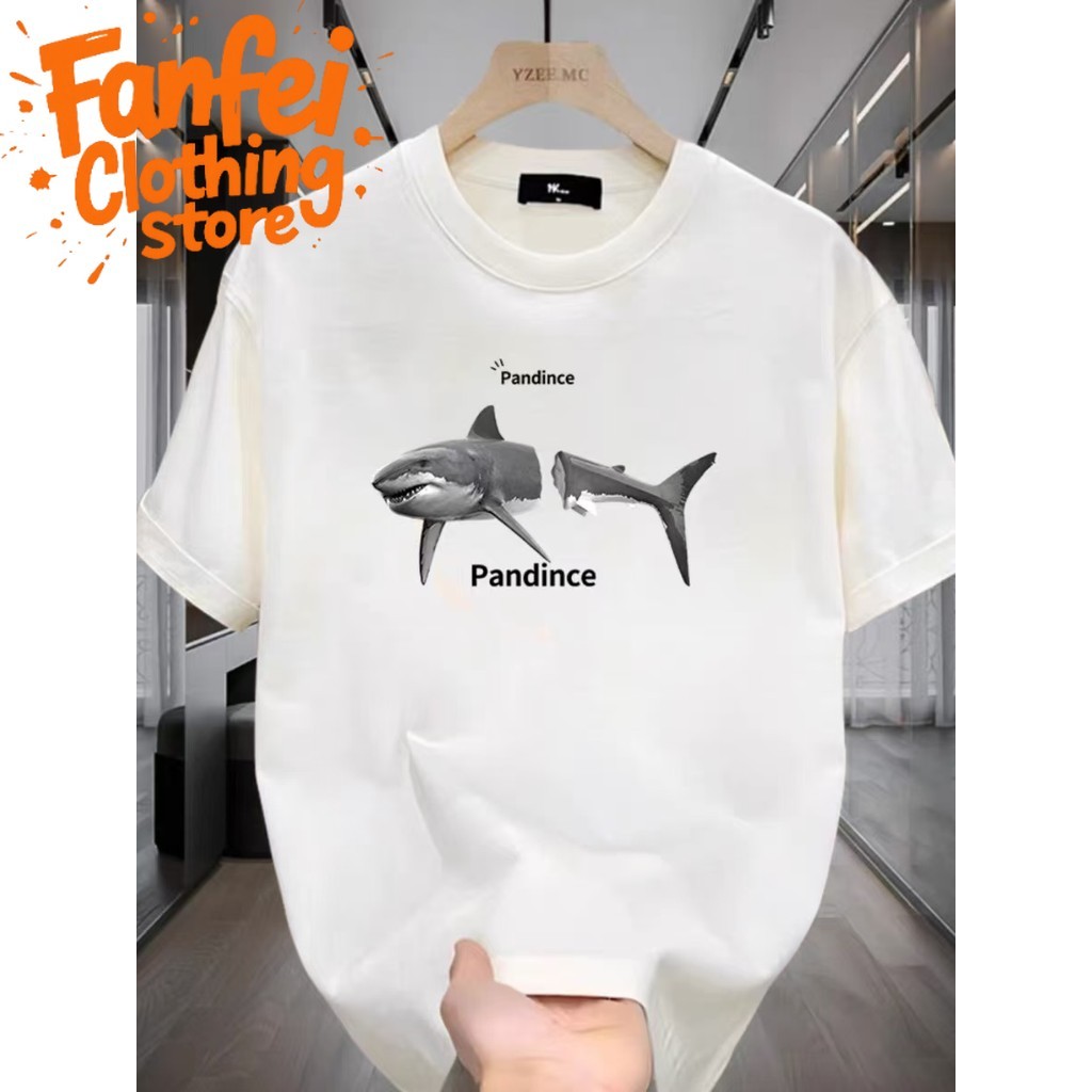 (จัดส่งตลอด 24 ชั่วโมง)Fanfei เสื้อยืดสีขาวลำลองแฟชั่นฤดูร้อนเสื้อยืดเกาหลีเสื้อเชิ้ตเท่ๆ | COD