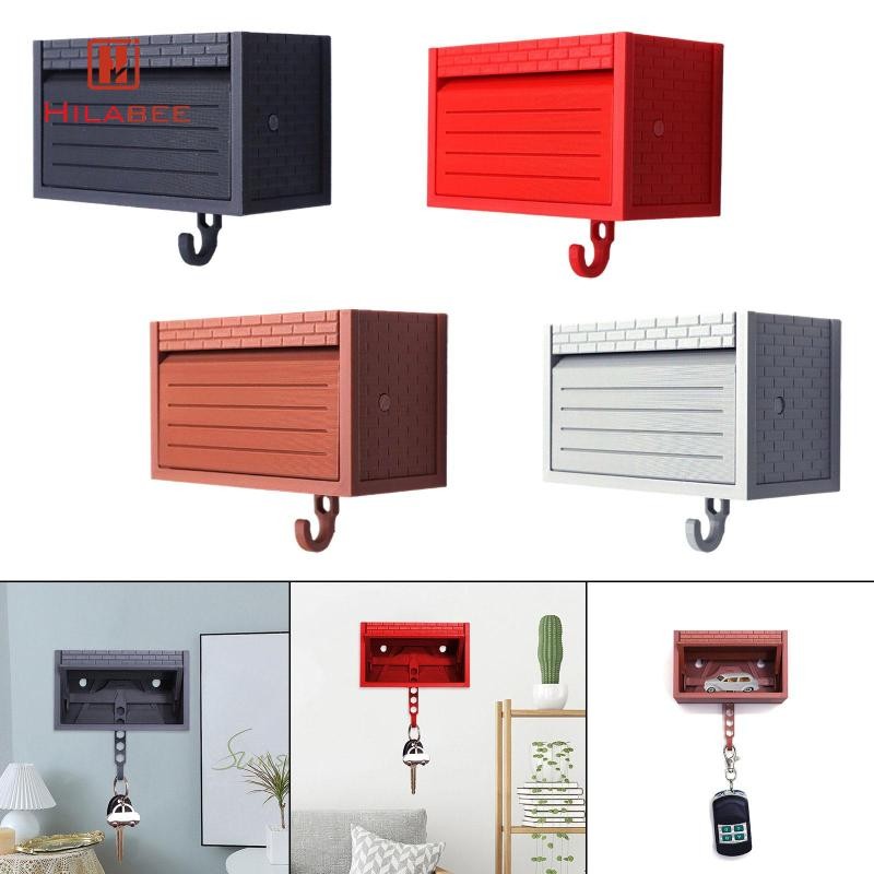 [hilabee] Car Garage Key Holder Rack Decor ติดตั้งง่ายตลกพร้อมตะขอเครื่องประดับสําหรับผู้ที่ชื่นชอบรถ Doorway Porch Door