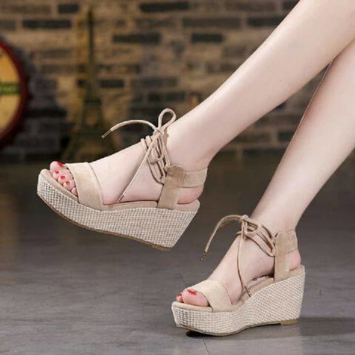 [ต้นฉบับพรีเมี่ยม] MS_ CLAUDIA WEDGES/HEELS ผู้หญิง