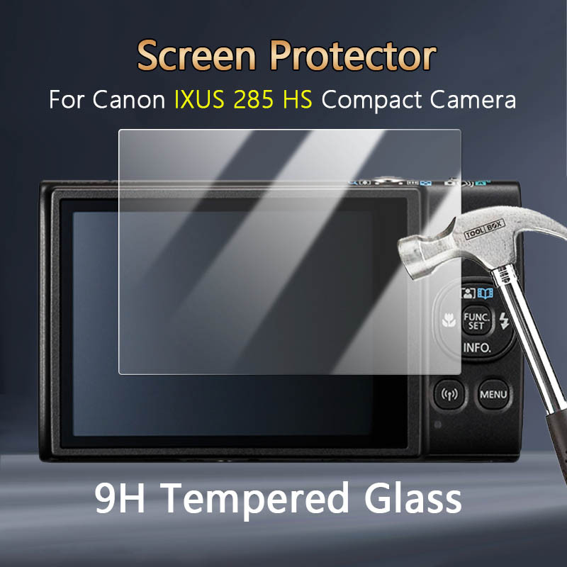 สําหรับ Canon IXUS 285 HS / IXY 650 กล้องดิจิตอลขนาดกะทัดรัด HD Clear Slim 2.5D Anti-Scratch 9H Tough กระจกนิรภัยป้องกันหน้าจอฟิล์ม