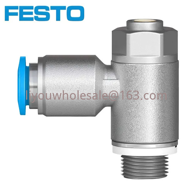 พร้อมคันเร่ง ใหม่ล่าสุด FESTO Stock GRLA-M5-1/8-1/4-3/8-1/2-QS-4-6-8-10-12-16-RS-D ttb10